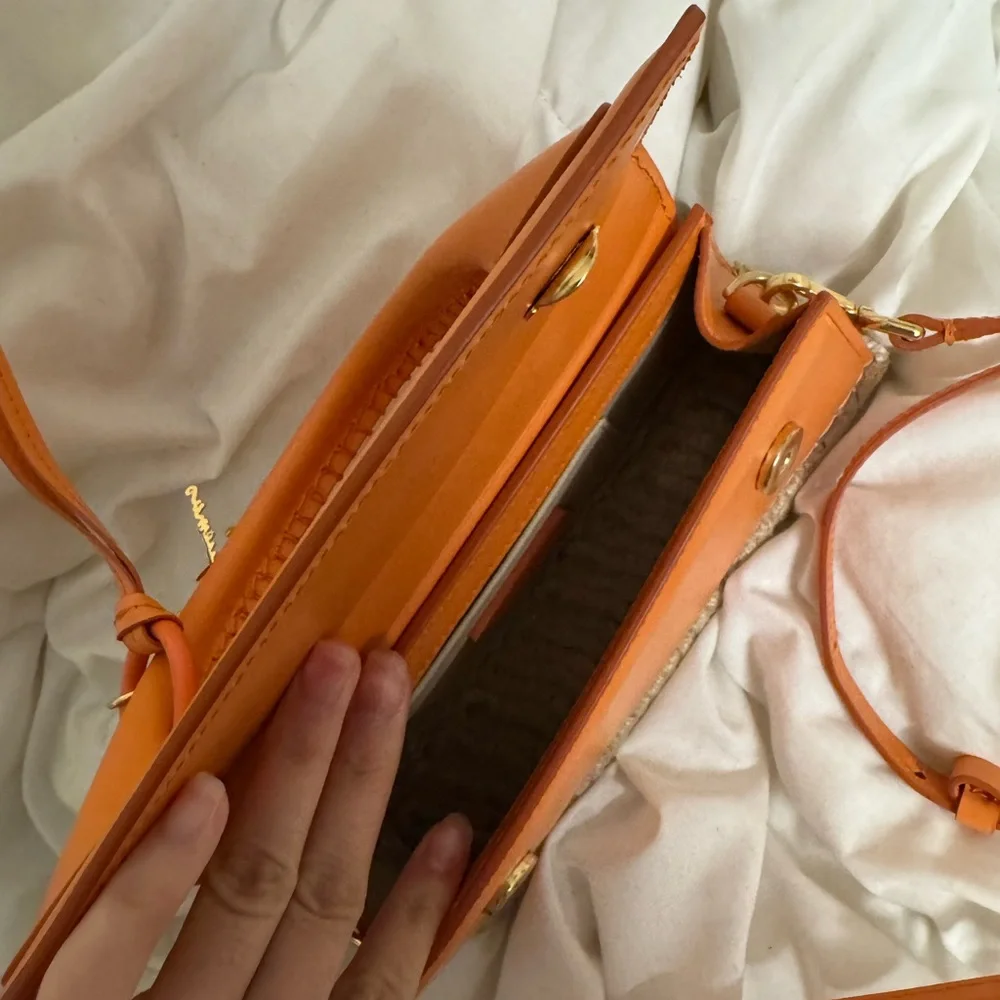 Jacquemus Orange Le Chiquito Long Cordao Bag - Picture 6 of 16